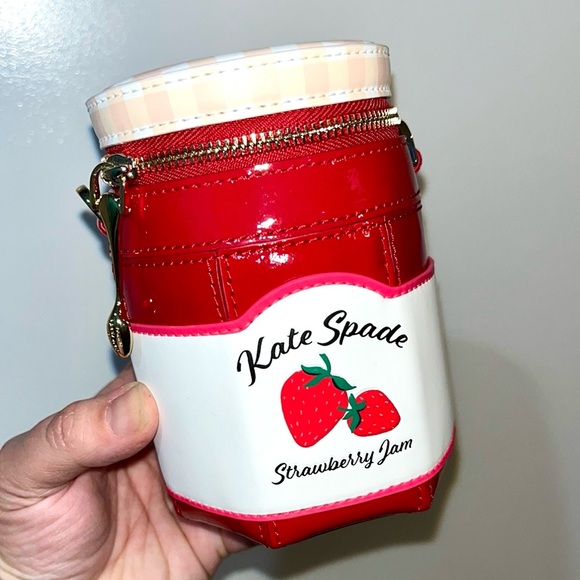 kate spade NWT! Strawberry Dreams 3D Jam Crossbody - Picture 6 of 10
